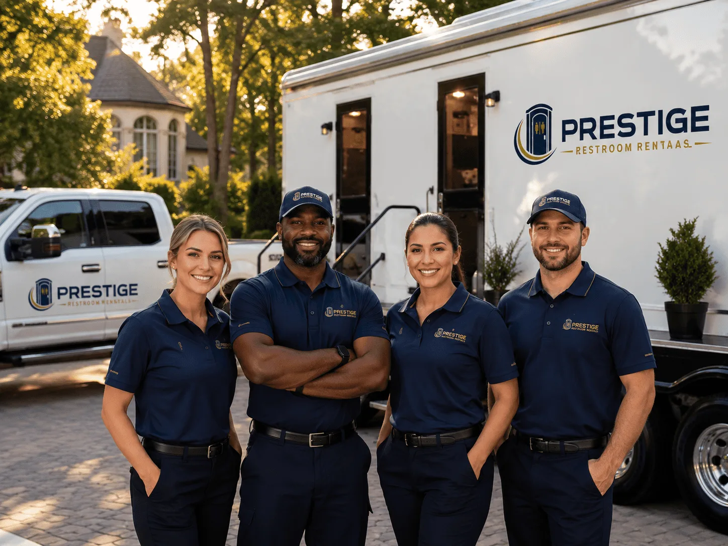 Trusted Luxury Portable Restrooms company in Leslie, MI